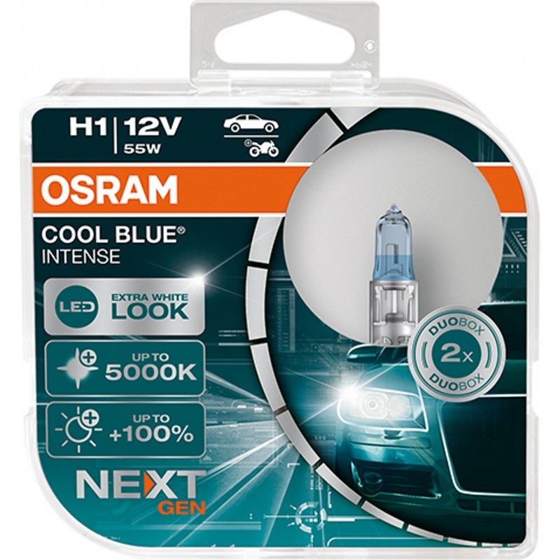 H1 12V 55W Cool Blue INTENSE NextGen 5000K