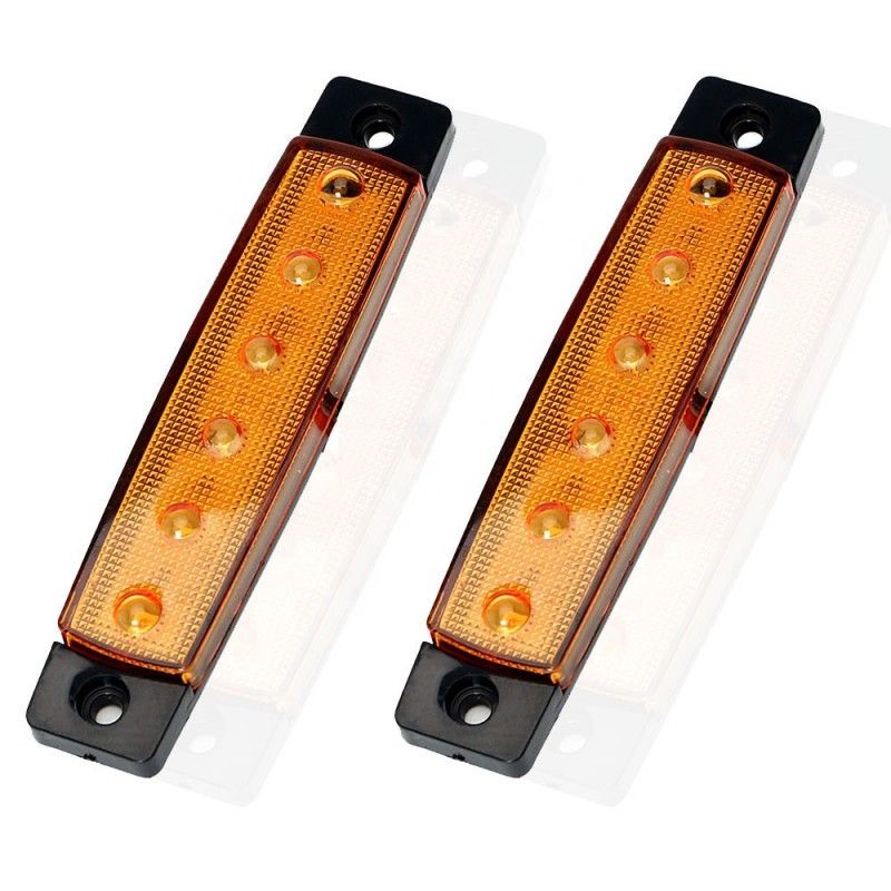 LED sidobelysning 6 dioder 2-pack