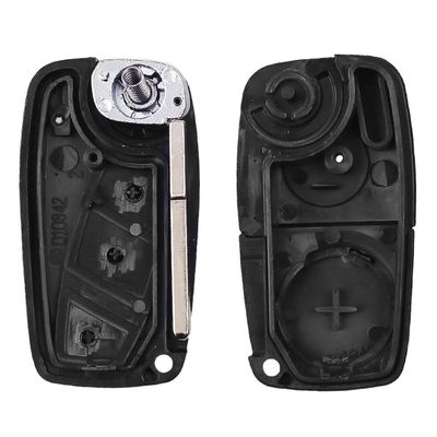 Fiat nyckelskal 3 knappar svart