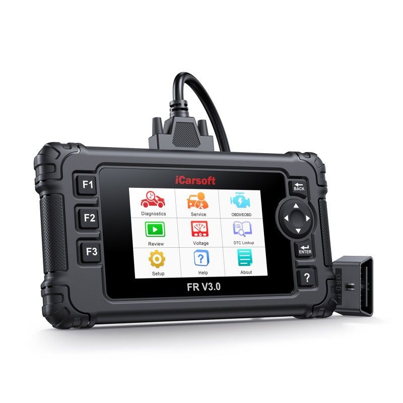 iCarsoft FR V3.0 2025 – Felkodsläsare OBD2 Diagnosverktyg för Franska & Italienska Bilar