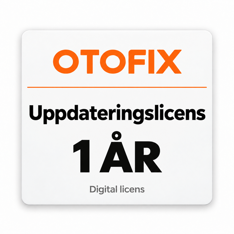 OTOFIX 1-årig Uppdateringslicens