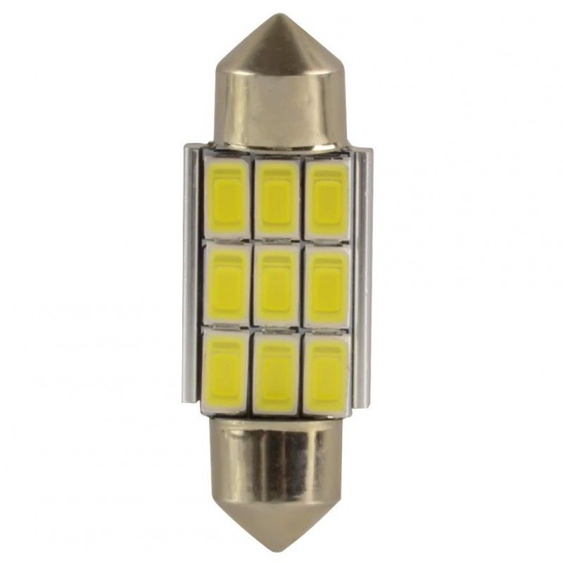 LED Spollampa Festoon C5W 36mm canbus 9 smd 2pack