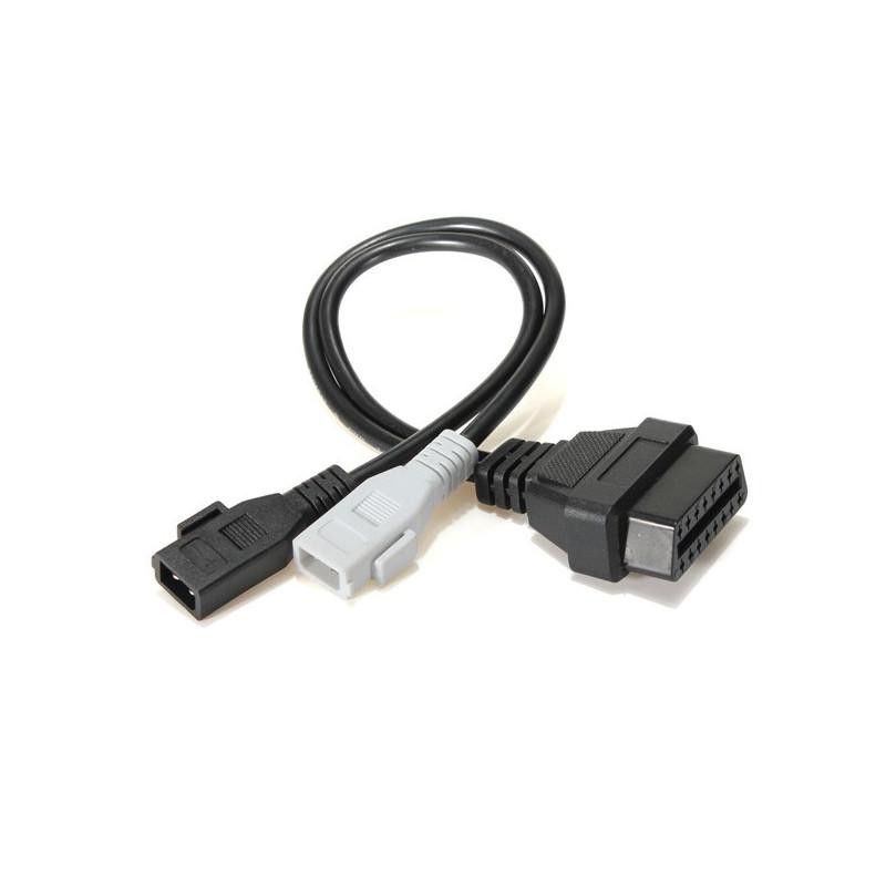 KKL 2x2 to 16 Pin OBDII Diagnostic Adaptor Cable for Audi Skoda VW