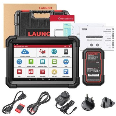 Launch X431 PRO3 APEX 10,1” – Professionellt OBD2-diagnosverktyg med ECU-kodning, dubbelriktad styrning, 37+ servicefunktioner, CAN FD och DoIP