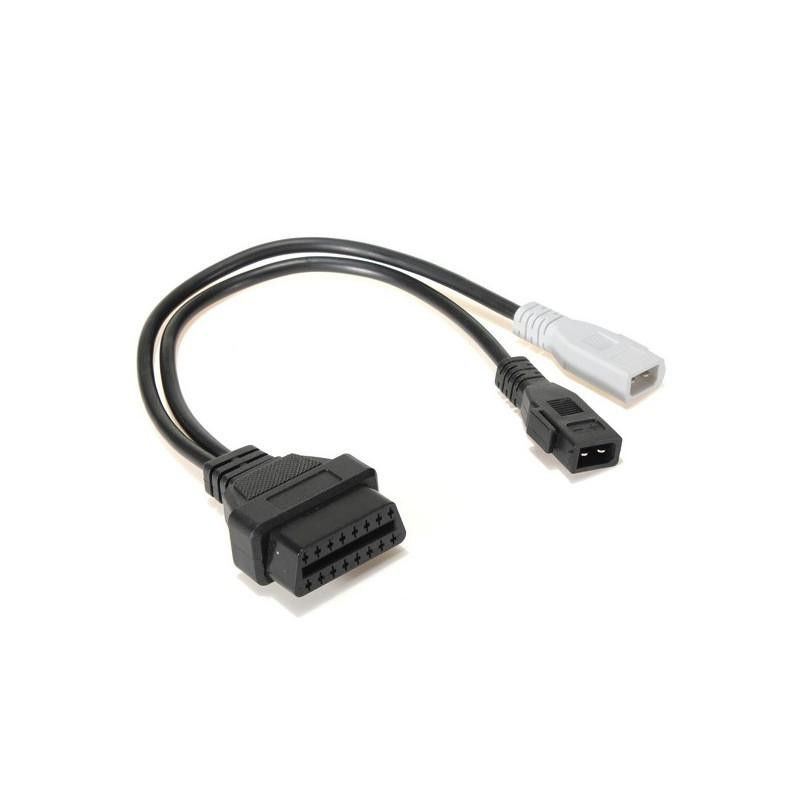 KKL 2x2 to 16 Pin OBDII Diagnostic Adaptor Cable for Audi Skoda VW