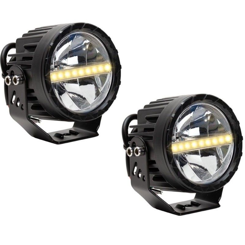 LED-dimljus - Arbetsbelysing med DRL hel och halvljus funktion