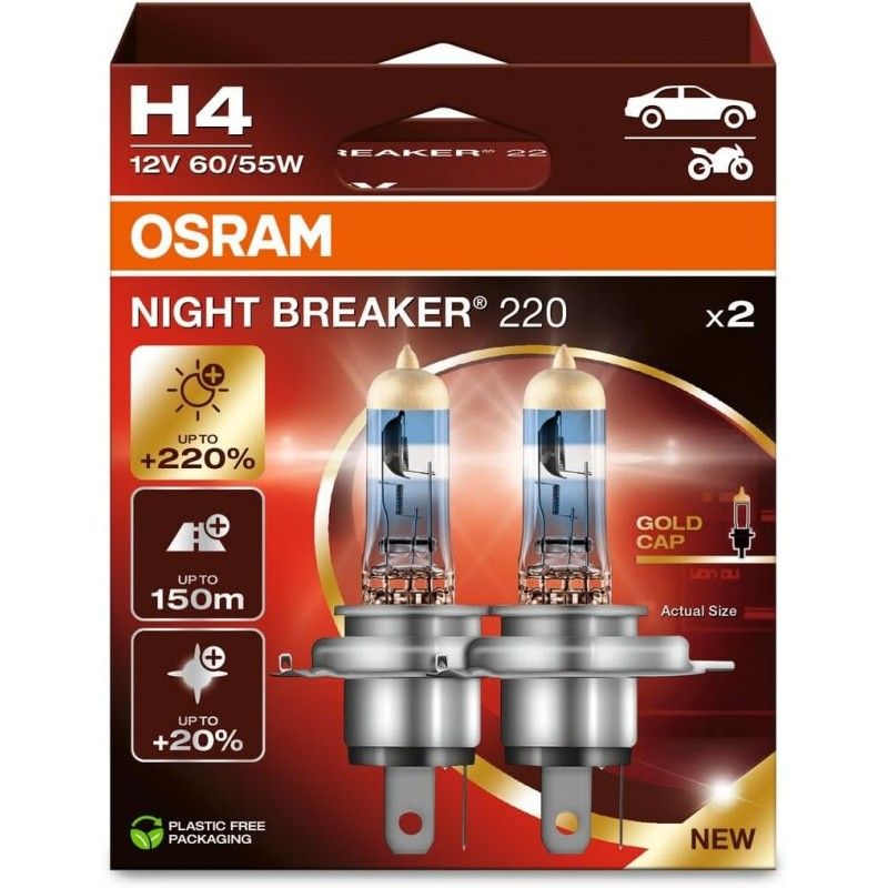 H4 12V Night Breaker 220 2pack