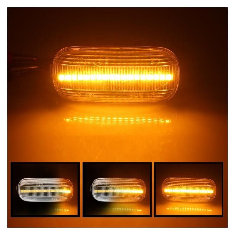 Dynamisk blinkers lins till Audi A3 A4 A6 A8