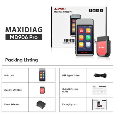 Autel MaxiDiag MD906 PRO – felkodsläsare med full systemdiagnos och 11 servicefunktioner