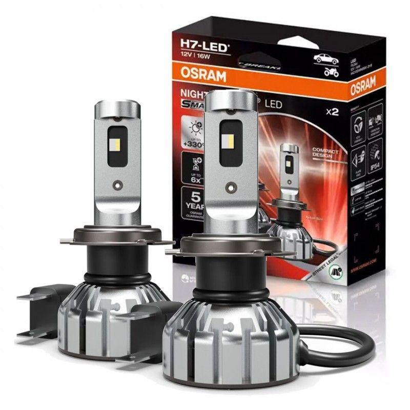 H7 Night breaker led konvertering Osram Smart