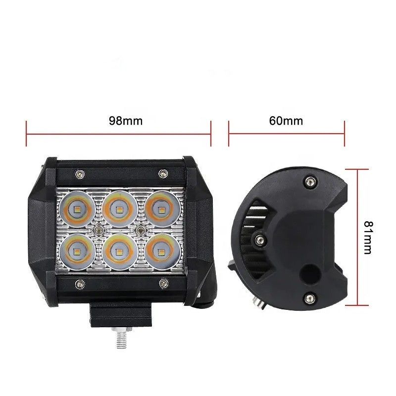 18W Cree LED Extraljus Backljus Arbetsbelysning Flood