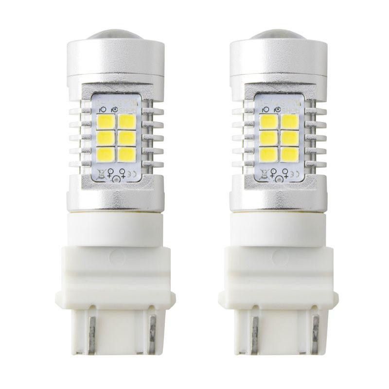 3157 LEDlampor 2-pack 2835 SMD P27 7W med projektor