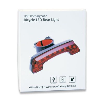 Cykellampa Röd LEDbaklampa