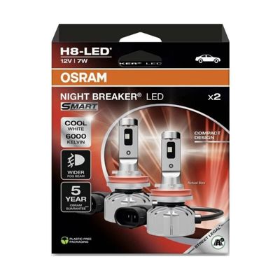 H8 Night breaker led konvertering Osram Smart