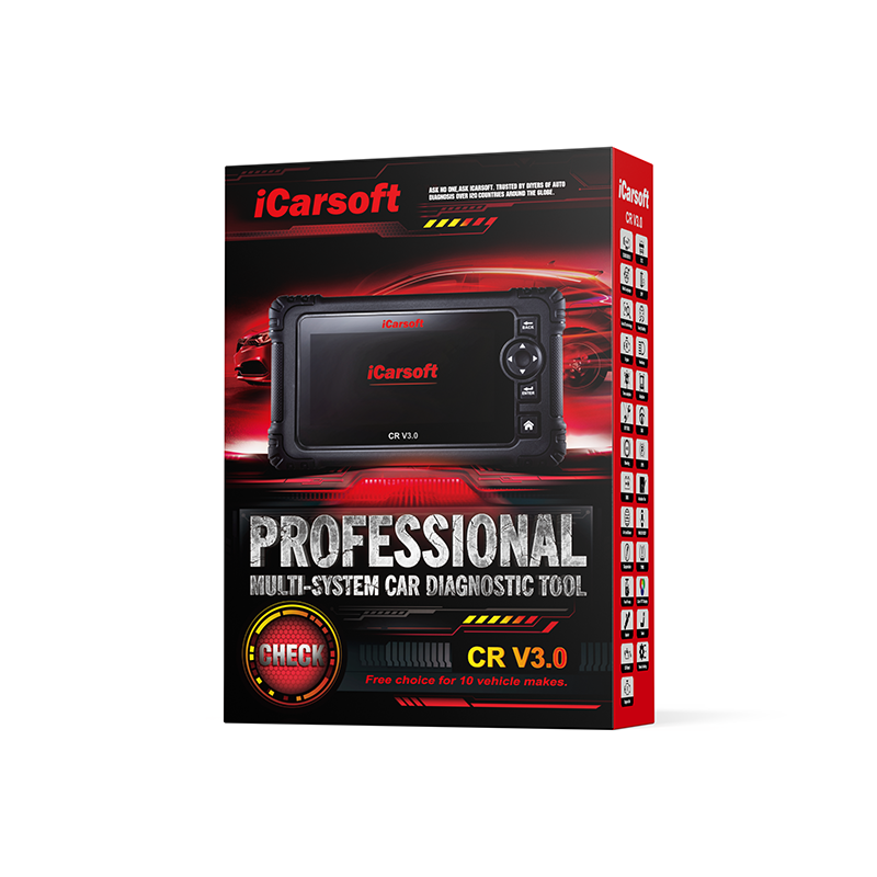 iCarsoft CR V3.0 felkodsläsare – Professionellt OBD2 diagnosverktyg
