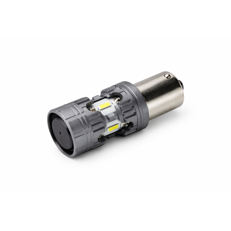 LED BA15s / 1156 5500K Vit – Canbus LED-lampa för Bil 2-pack