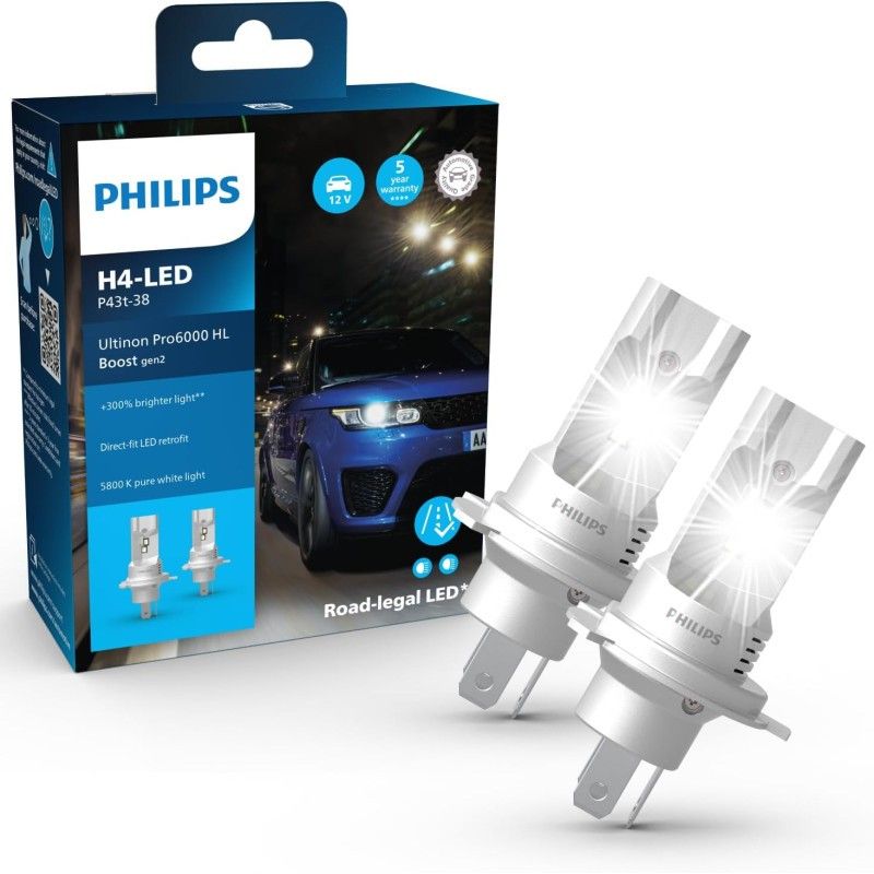 Philips Ultinon Pro6000 Boost gen2 H4 led konvertering