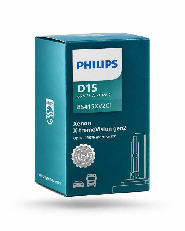 Philips D1S X-tremeVision Gen2 Xenonlampa +150%