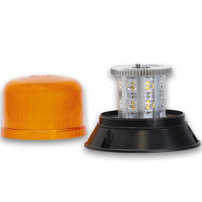 Roterande varningsljus micro 16 led Fast montering Emärkt