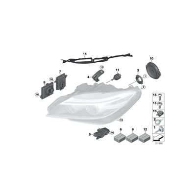LED ballast huvudbelysning BMW X1 E84 & Z4 E89 (2012–2016) – Ersätter 63117342174 / L90028706