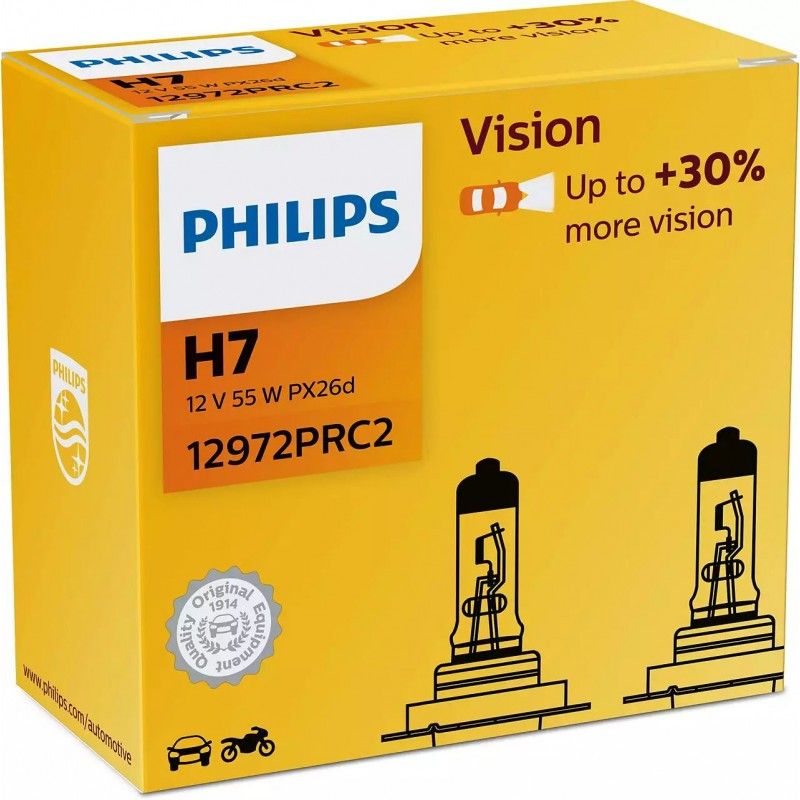H7 12V 55W PX26d Vision 30 2-pack