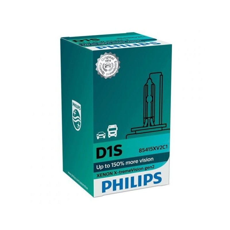 Philips D1S 35W Xenonlampa Xtreme Vision 50 mer ljus