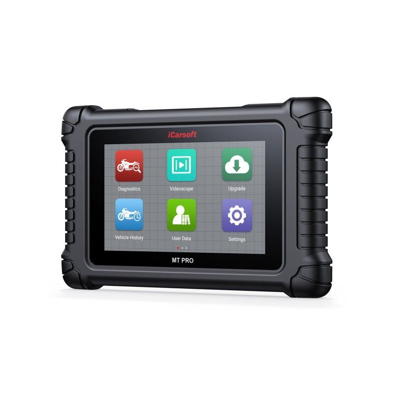 iCarsoft MT PRO – Professionellt MC & ATV Diagnosverktyg | 100+ Märken | 7” Pekskärm | Livstids Uppdateringar