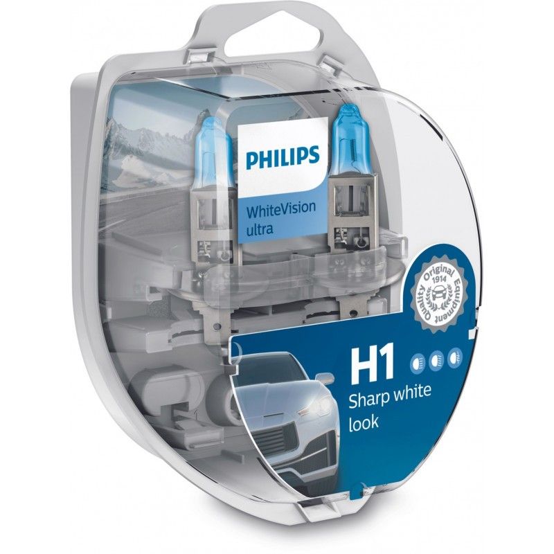 Philips H1 55W White Vision Ultra 2-pack