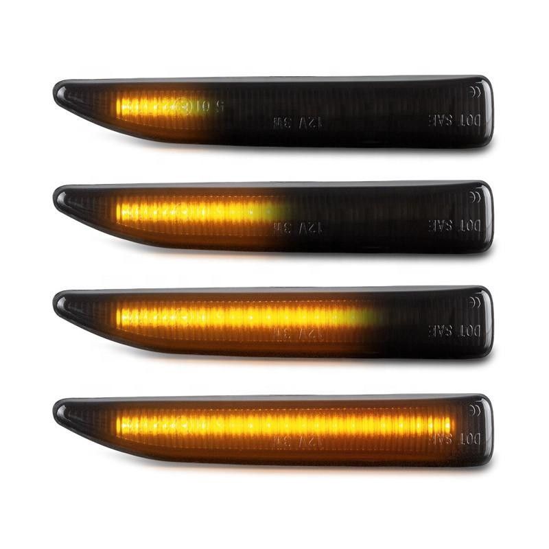 Dynamisk blinkers tonad lins till BMW E65/E66/E67