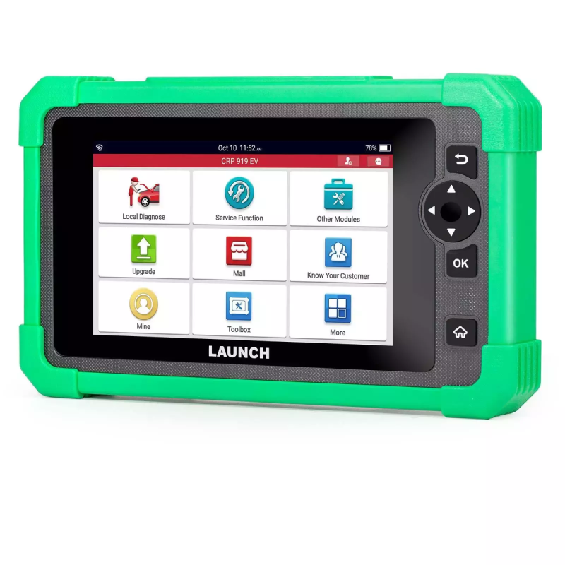 LAUNCH CRP919 EV Diagnosverktyg / OBD2 Scanner för elbilar & hybridbilar – 2 års uppdateringslicens