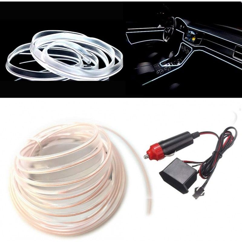 Glowstrip neon led slinga med cigg plugg 12V för dekoration 3 meter