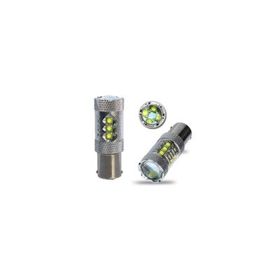 Led diodlampa BAY15D 1157 P215W 80w cree Röd