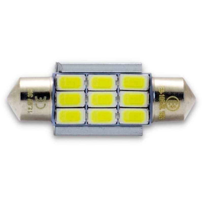 E-märkt LED Spollampa C5W med Canbus 2-pack
