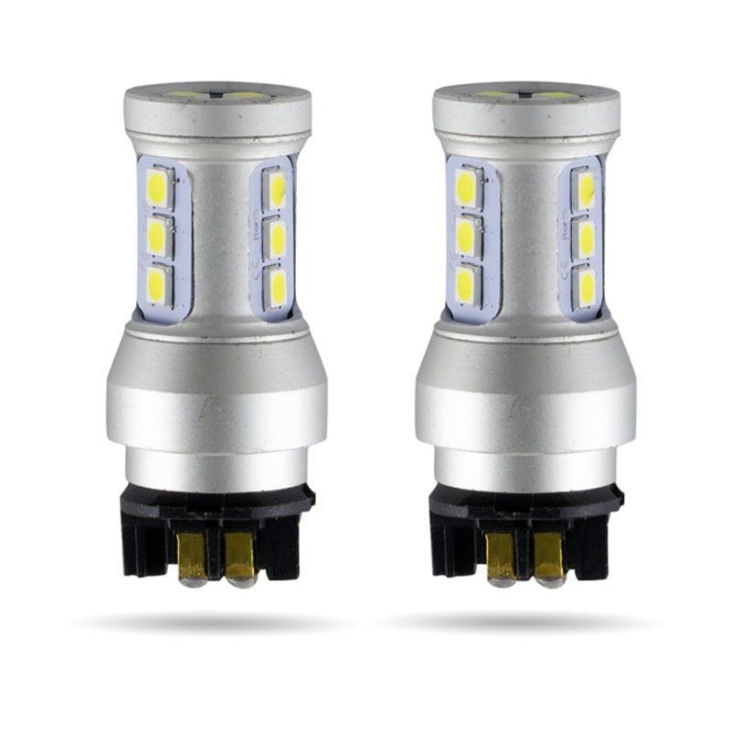 W19W LED DRL lampor 2pack 5500K