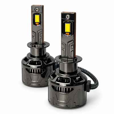 Xenonhuset H1 LED-lampor med Bluetooth – justerbar färgtemperatur, 2-pack