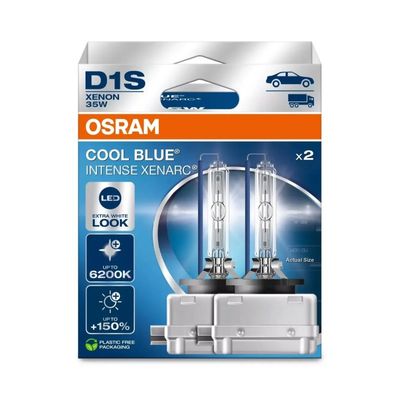 D1S Xenarc Xenonlampor Cool Blue Intense 2-pack