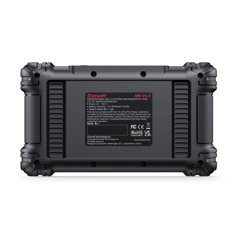 iCarsoft MB V4.0 Felkodsläsare – Mercedes-Benz, Sprinter, Smart + 2 valfria märken | WiFi & 5" touchskärm