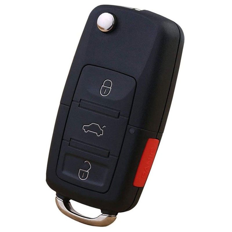 Larmdosa Nyckelskal till Volkswagen med 3 knappar panic Version 2