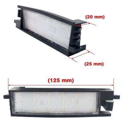 LED Skyltbelysning Nummerskyltsbelysning Toyota RAV4 Auris