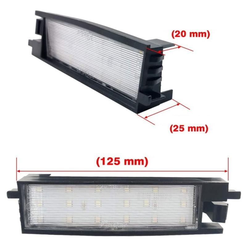 LED Skyltbelysning Nummerskyltsbelysning Toyota RAV4 Auris