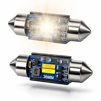 LED-lampa 36 mm – Valbar färg