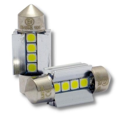 E-märkt LED Spollampa 31 mm med Canbus 2-pack