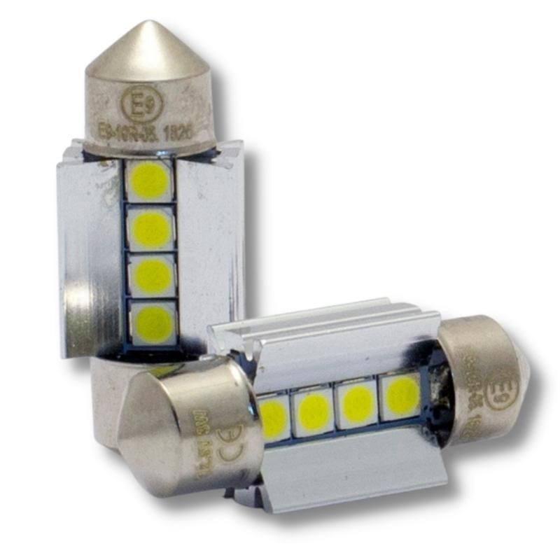 E-märkt LED Spollampa 31 mm med Canbus 2-pack