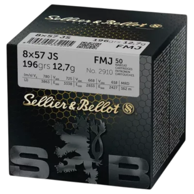 Sellier & Bellot 8x57JS FMJ 196grs/12,7g