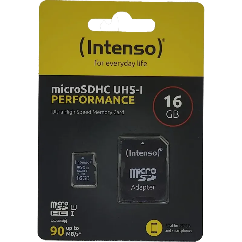 Minneskort 16GB MicroSDHC Class 10
