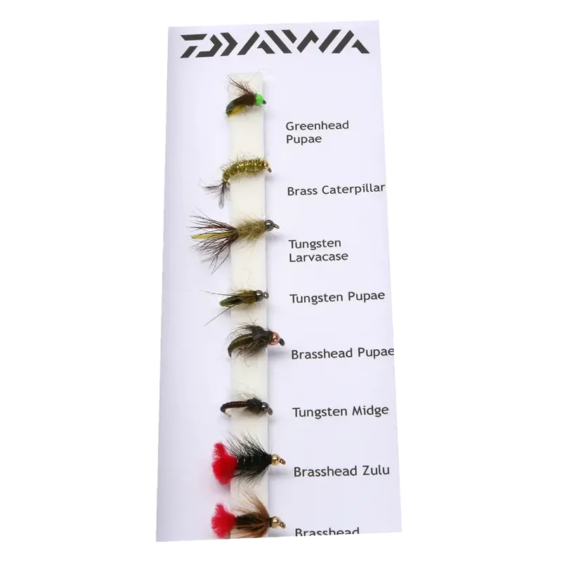 Daiwa Beadhead Nymphs flugor 8-pack