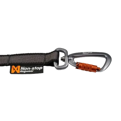 Non-stop Touring Bungee leash Black/grey