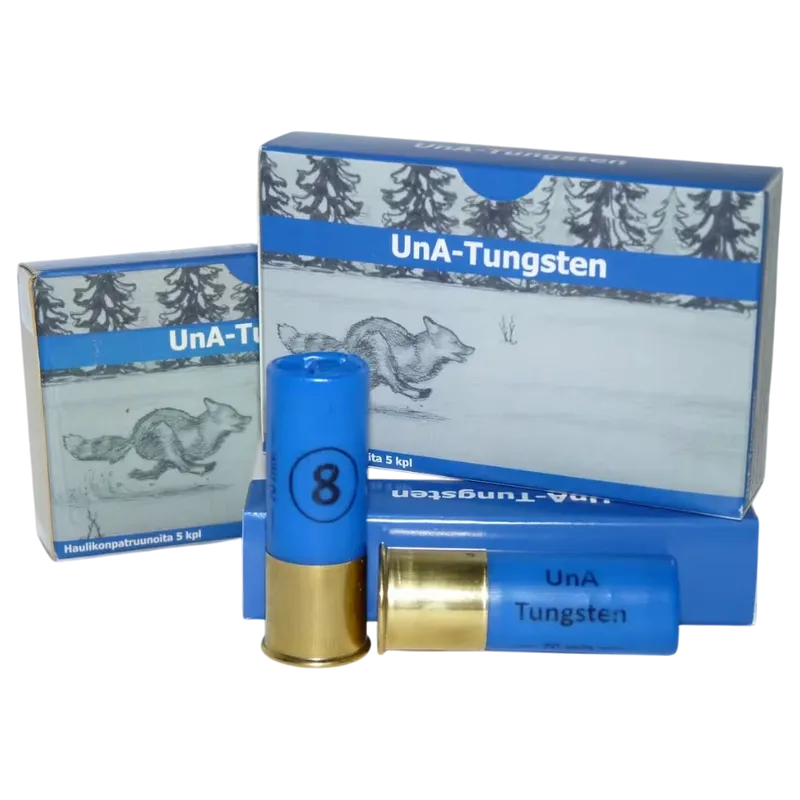 UnA-Tungsten -haulipatruuna 12/70 32 g 6#, 5 kpl:n pakkaus