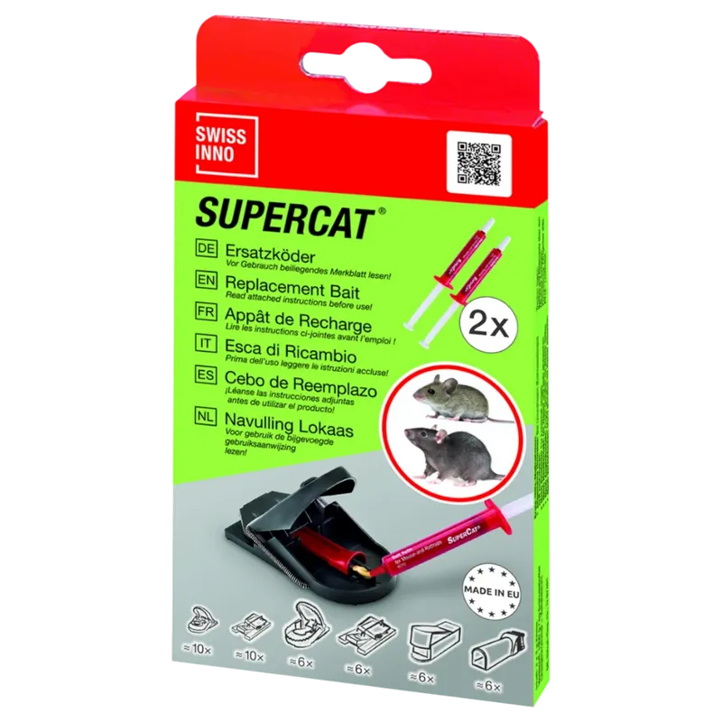 SuperCat Bete -hiirenloukku, ruisku, 2 kpl:n pakkaus