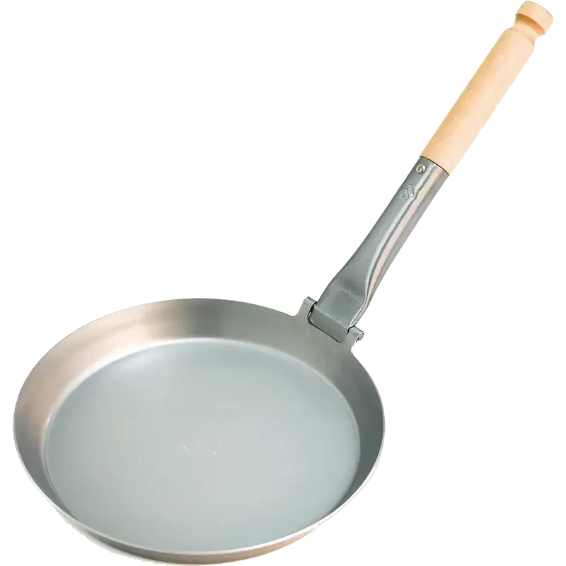 Jägarstekpanna original S8 24cm fällbart Trä handtag